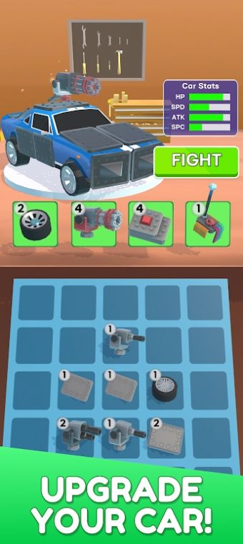 升级汽车并战斗图1